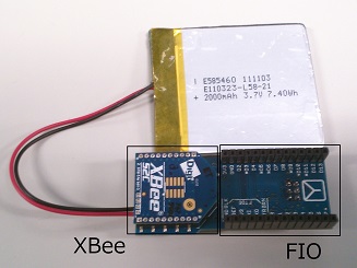 XBee、Arduino FIO