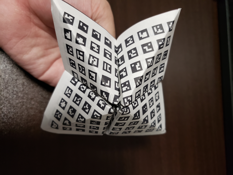 図3.7 作成したパックンチョの折り紙