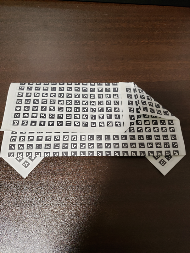 図3.8 作成したトラックの折り紙